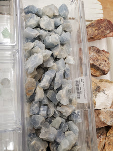 BLUE CALCITE CHUNK