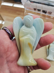 CARIBBEAN BLUE CALCITE ANGEL
