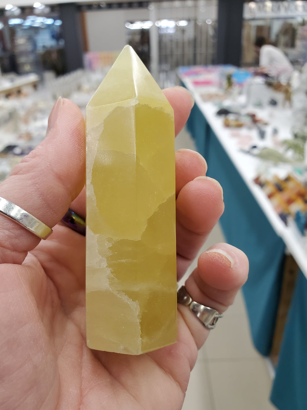 LEMON CALCITE POINT