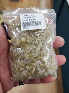 CITRINE CHIPS UNDRILLED
