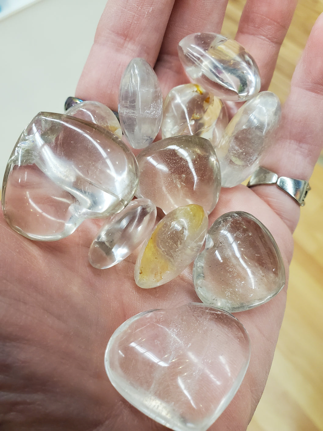 CLEAR QUARTZ HEART
