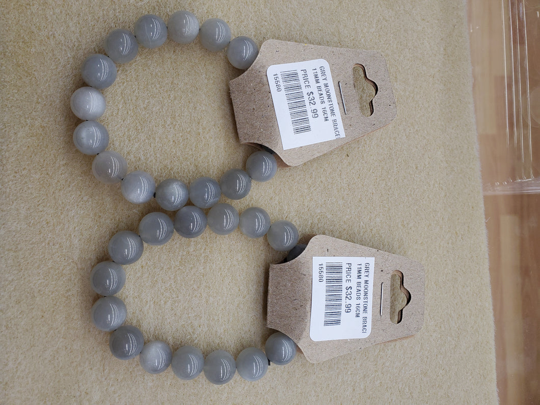 GREY MOONSTONE BRACELET