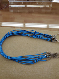 IMITATION LEATHER CORD NECKLACE