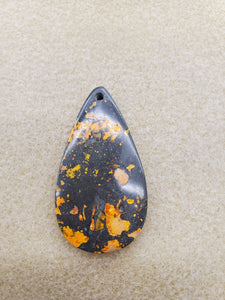 BUMBLEBEE JASPER DRILLED CABOCHON