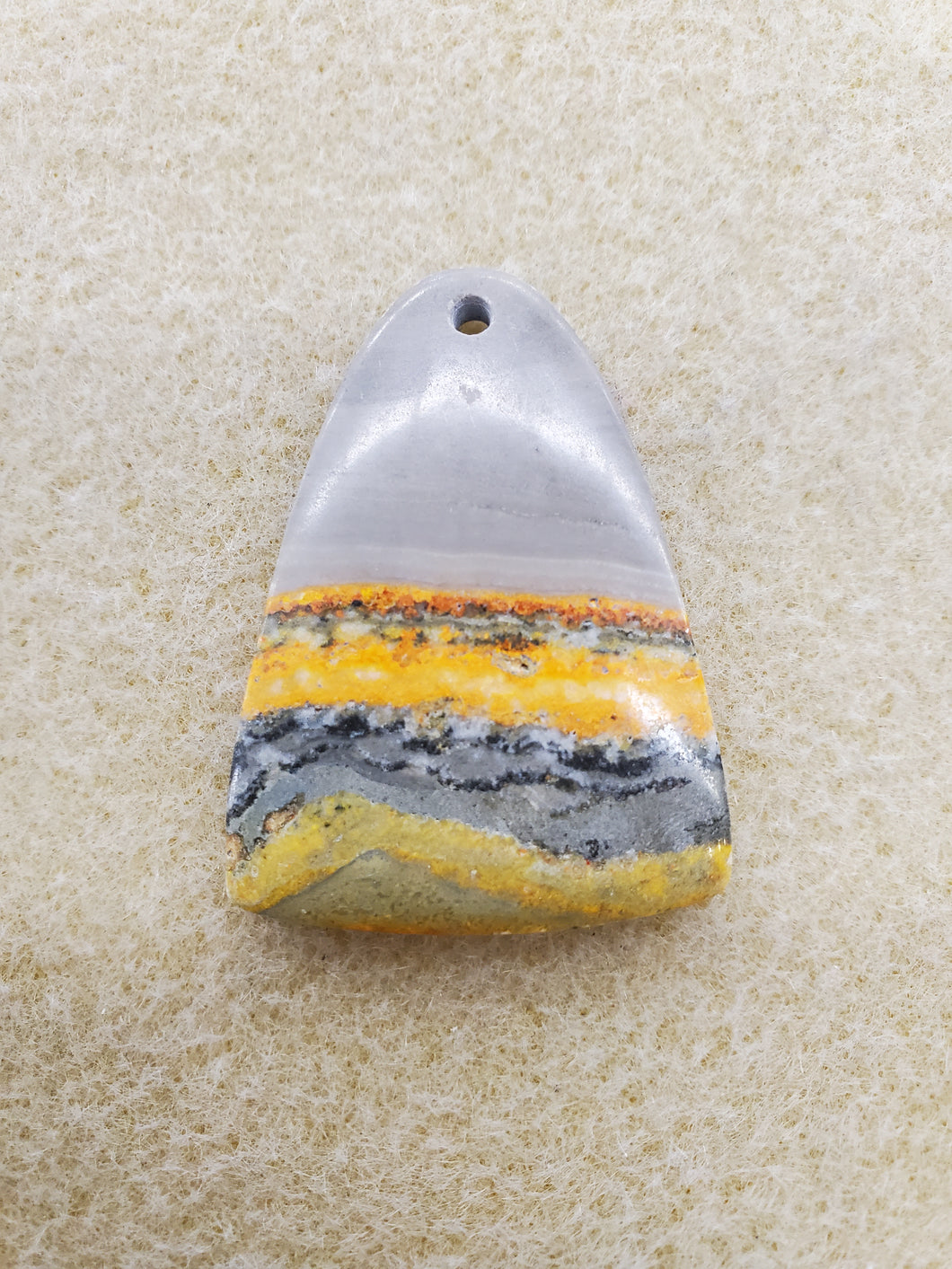 BUMBLEBEE JASPER DRILLED CABOCHON