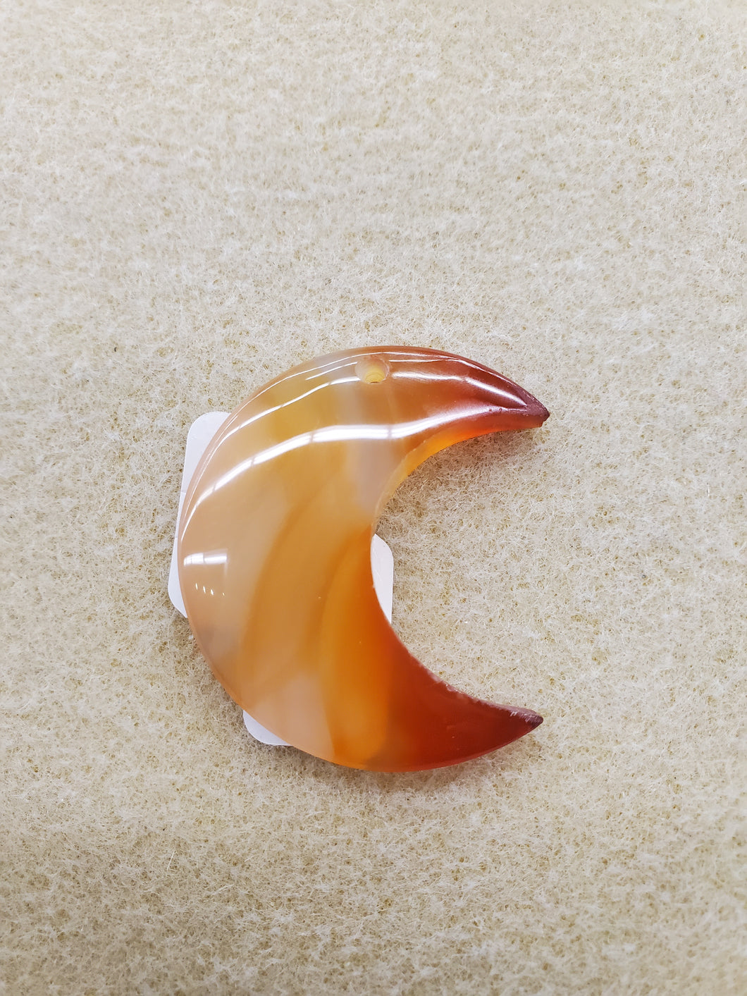 CARNELIAN DRILLED CABOCHON