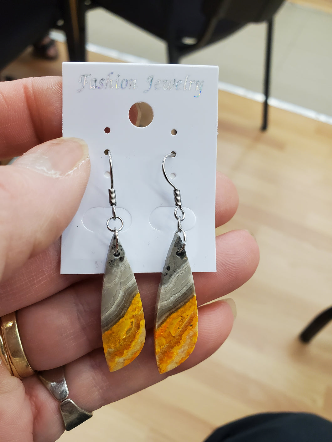 BUMBLEBEE JASPER EARRINGS