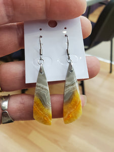 BUMBLEBEE JASPER EARRINGS
