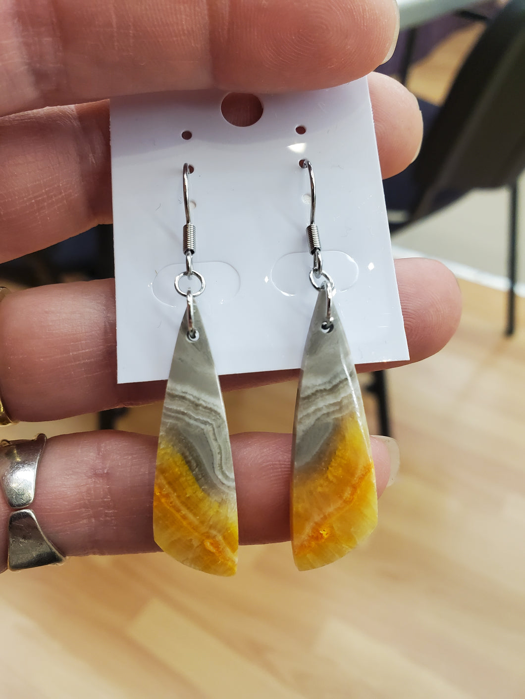 BUMBLEBEE JASPER EARRINGS