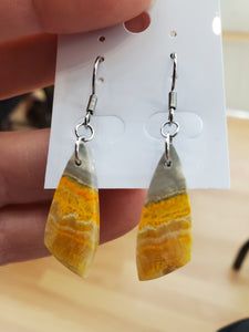 BUMBLEBEE JASPER EARRINGS