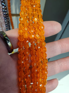 CZECH FIRE POLISHED CRYSTAL 6MM