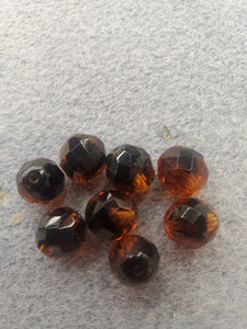 CZECH FIRE POLISHED CRYSTAL 12MM
