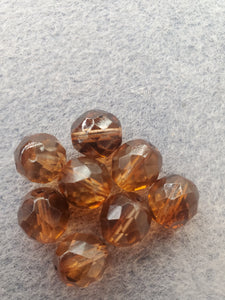 CZECH FIRE POLISHED CRYSTAL 12MM