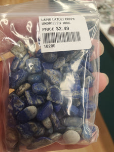 LAPIS LAZULI CHIPS UNDRILLED