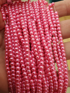 GLASS PEARL 3MM PEARLIZED