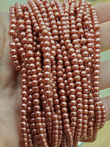 GLASS PEARL 3MM PEARLIZED
