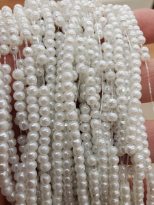 GLASS PEARL 3MM PEARLIZED