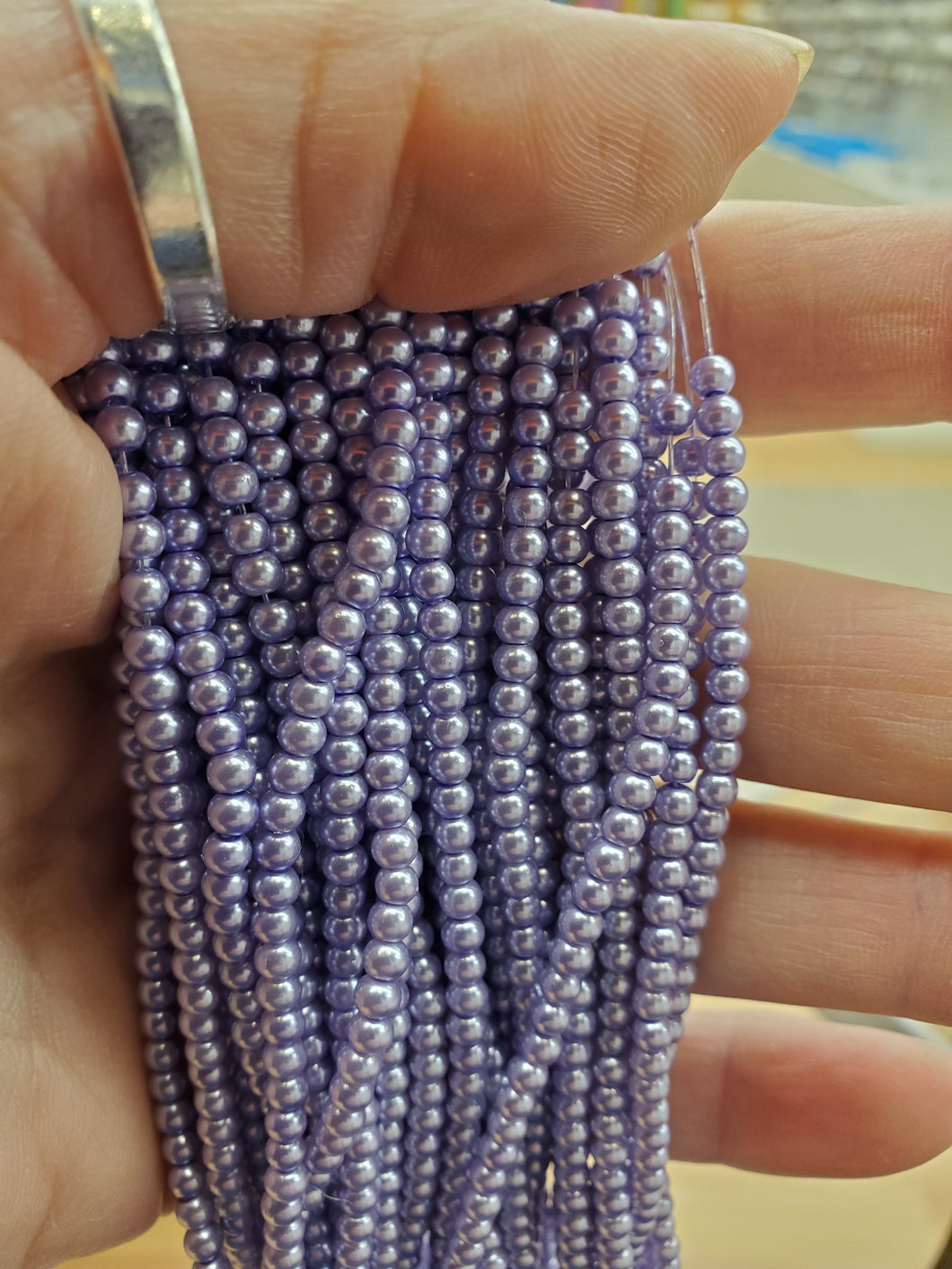 GLASS PEARL 3MM PEARLIZED