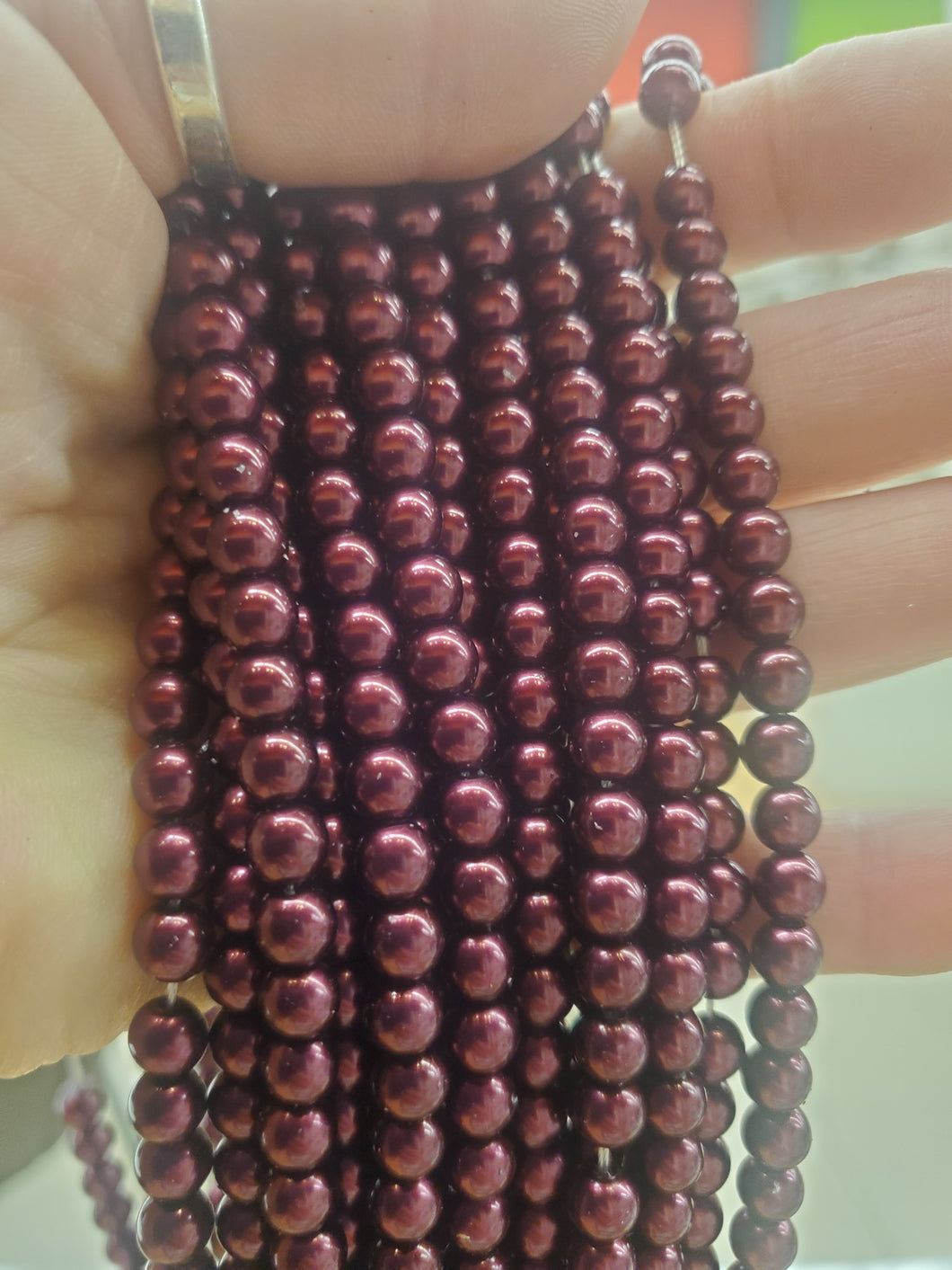 GLASS PEARL 6MM