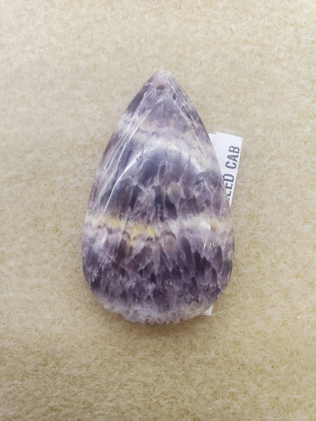 AMETHYST DRILLED CABOCHON DROP