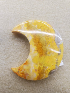 BUMBLEBEE JASPER CABOCHON MOON