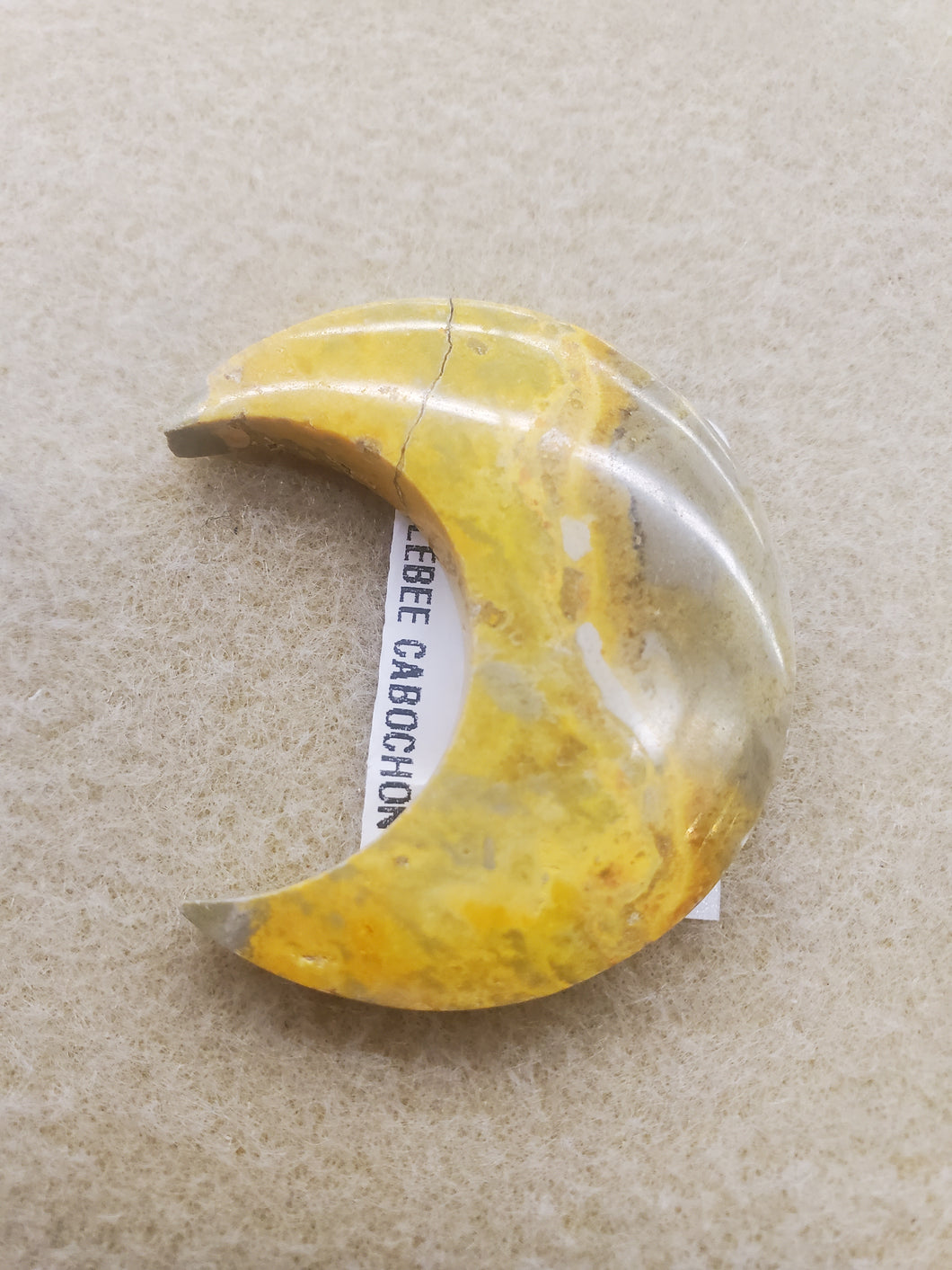 BUMBLEBEE JASPER CABOCHON MOON