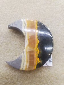 BUMBLEBEE JASPER CABOCHON MOON