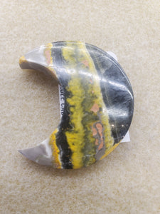 BUMBLEBEE JASPER CABOCHON MOON