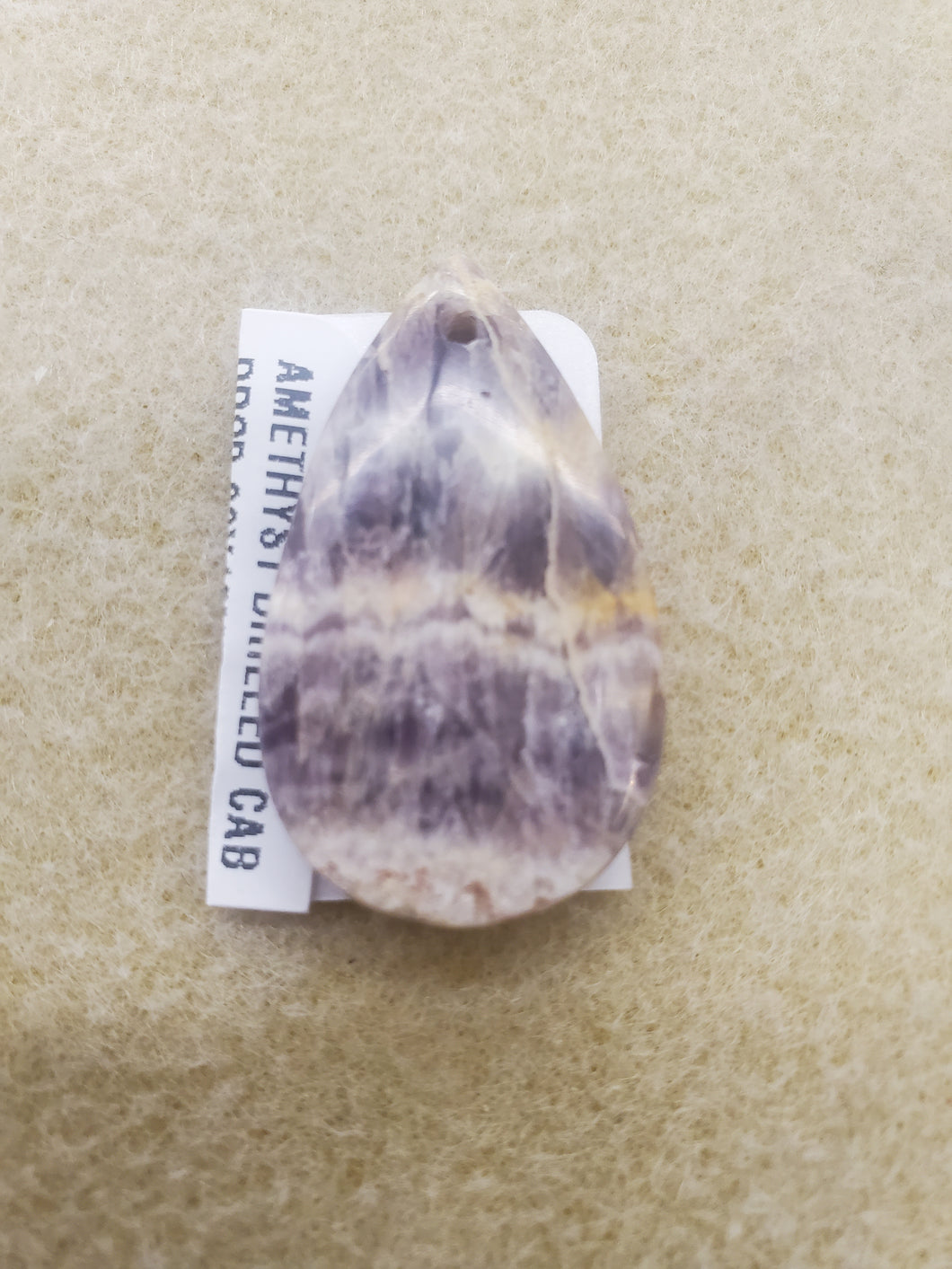 AMETHYST DRILLED CABOCHON DROP