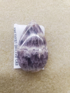 AMETHYST DRILLED CABOCHON DROP