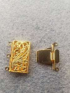 MULTI-STRAND BOX CLASP