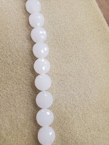 PEARL LUSTER FACETED FLAT ROUND 14X8MM