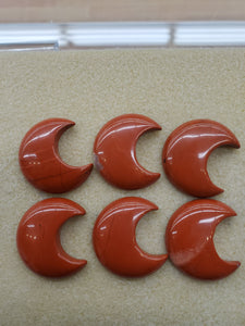 RED JASPER CABOCHON MOON