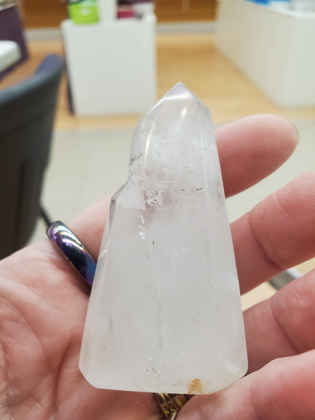 CLEAR QUARTZ TWIN POINT