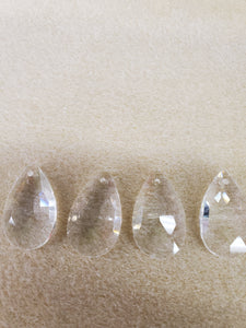 FACETED GLASS DROPS