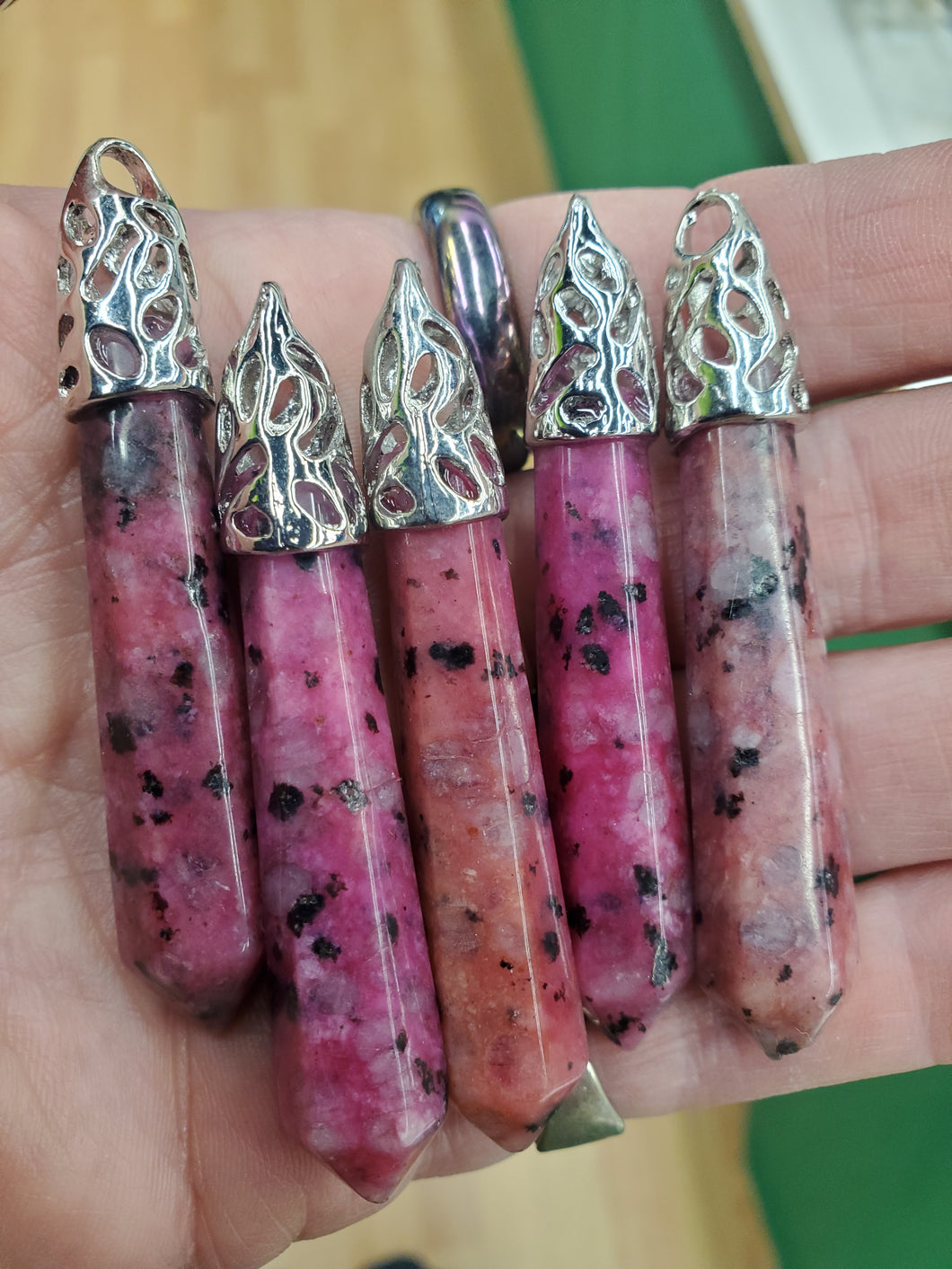 SESAME JASPER PENDANT