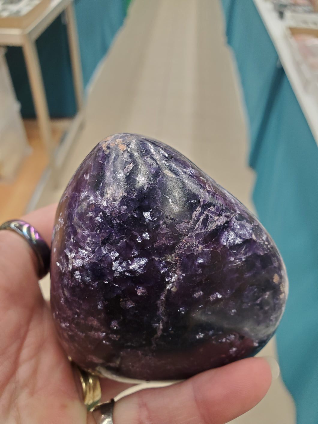 SILVER LEAF LEPIDOLITE FREEFORM