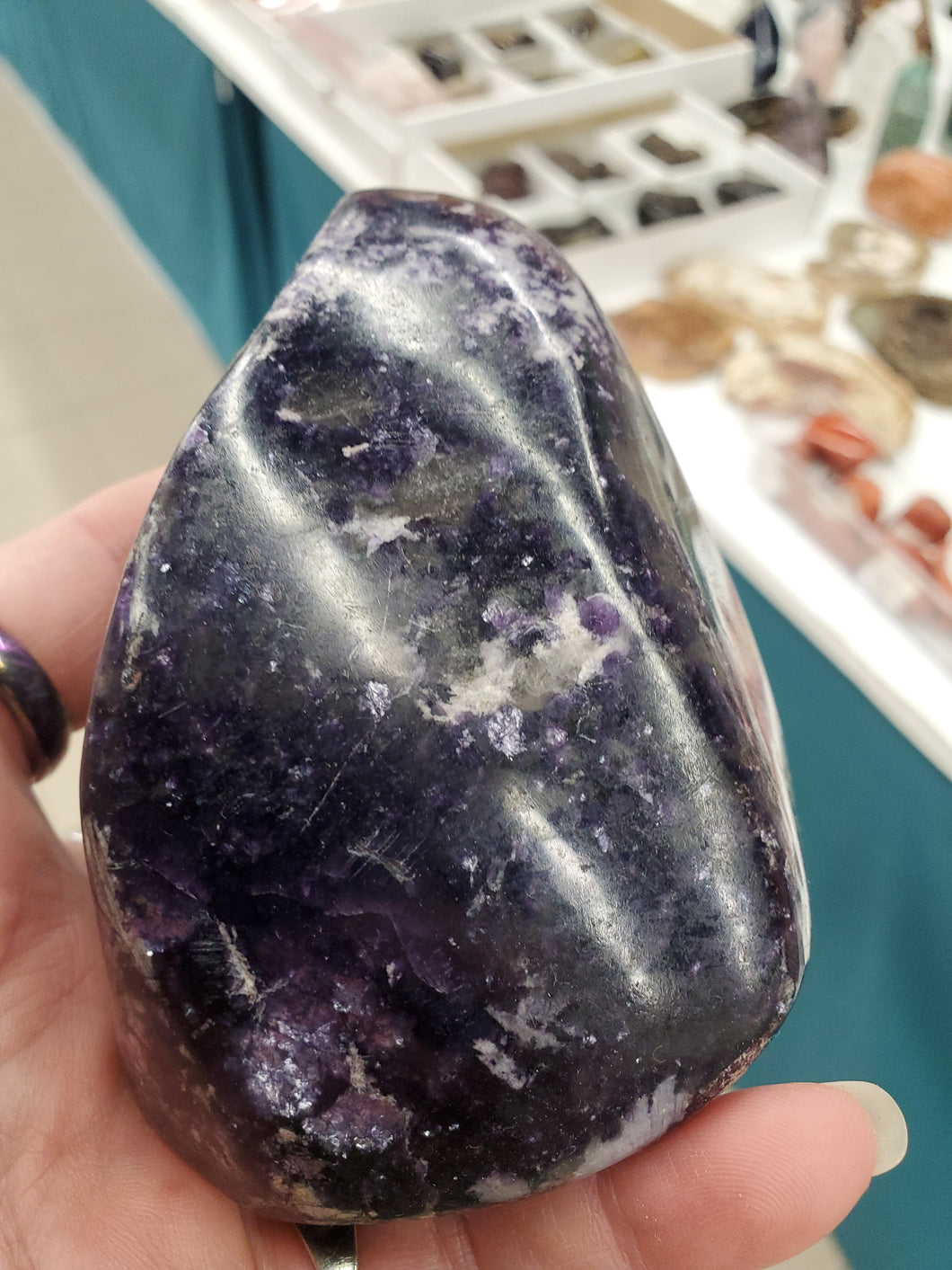 SILVER LEAF LEPIDOLITE FREEFORM