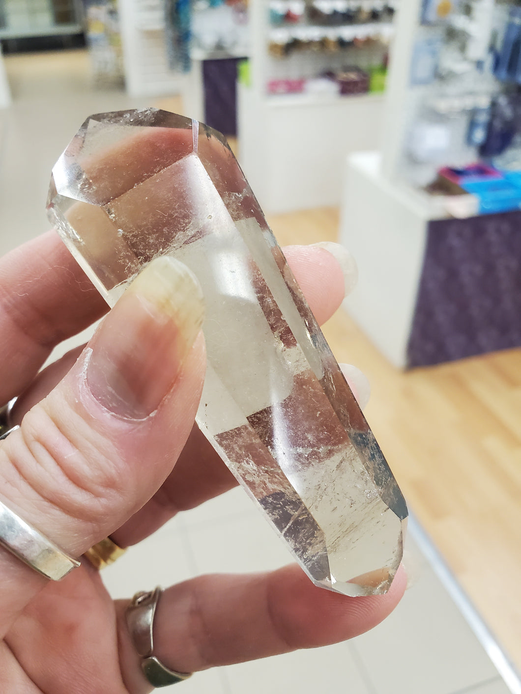 SMOKY QUARTZ DOUBLE TERMINATED POINT