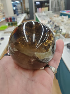 SMOKY QUARTZ SPHERE