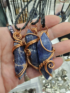 SODALITE PENDANT