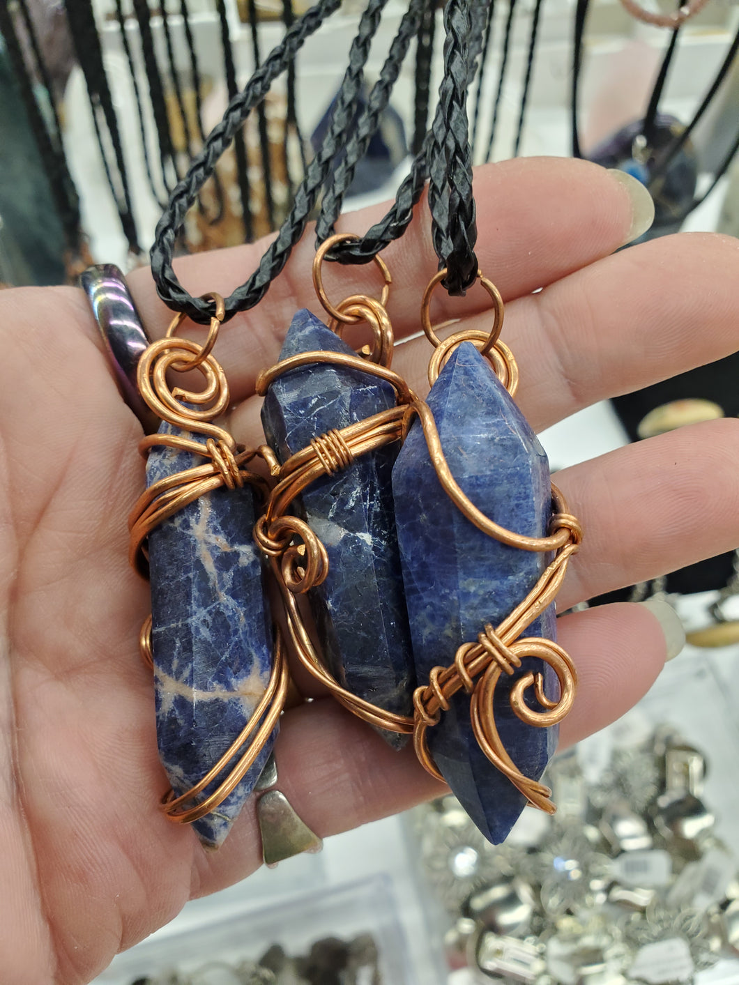 SODALITE PENDANT