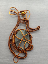 Load image into Gallery viewer, LABRADORITE RABBIT PENDANT

