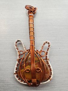 RED JASPER GUITAR PENDANT