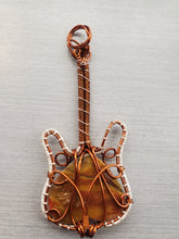 Load image into Gallery viewer, RED JASPER GUITAR PENDANT

