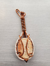 Load image into Gallery viewer, FOSSIL CORAL GUITAR PENDANT
