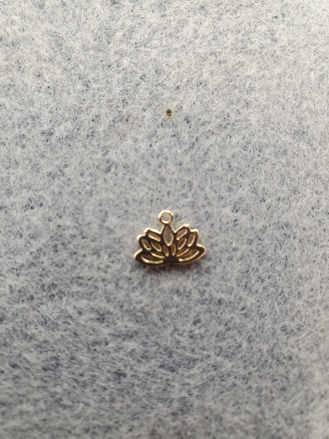 304 STAINLESS LOTUS CHARM