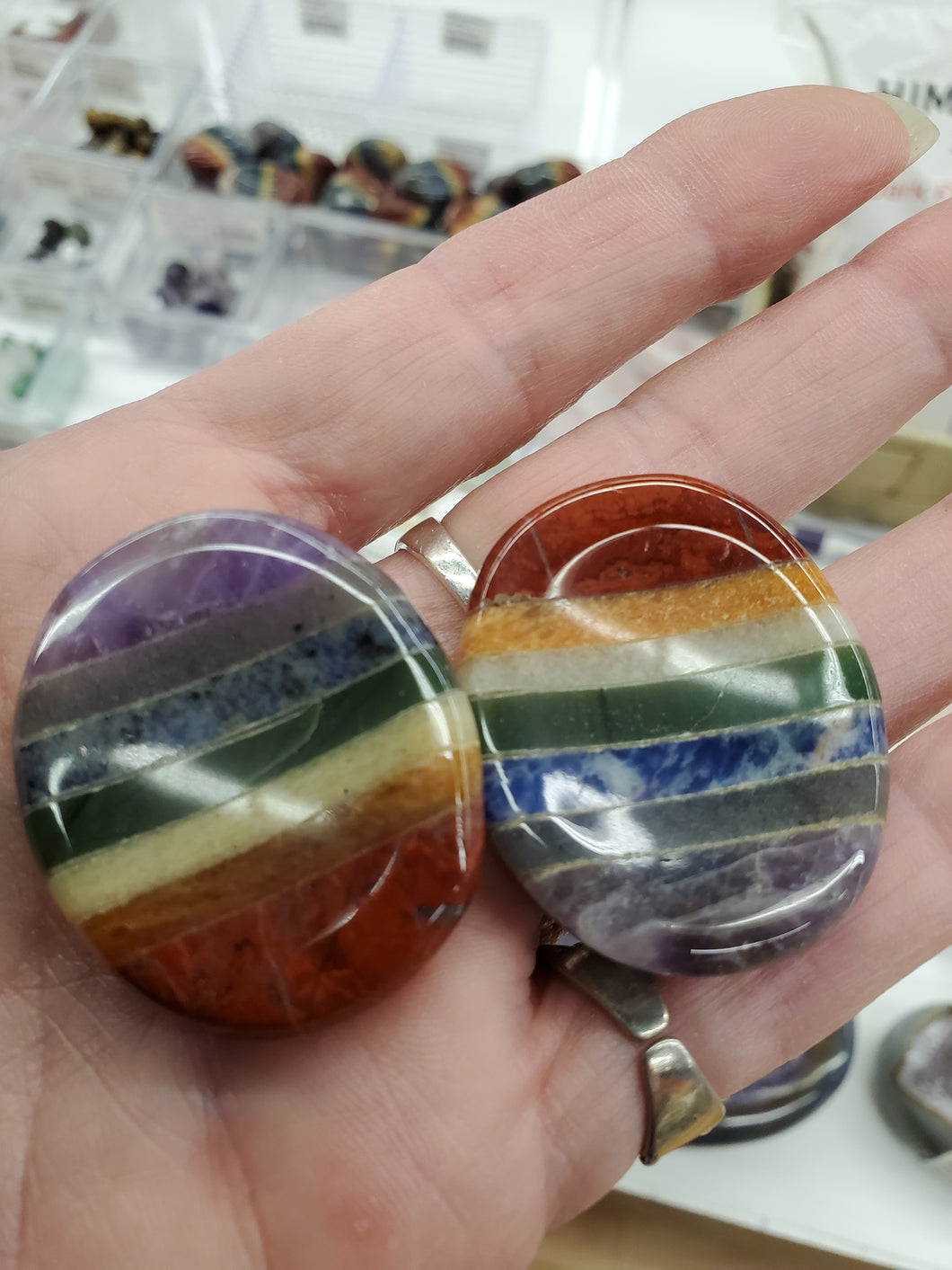 7 CHAKRA WORRY STONE