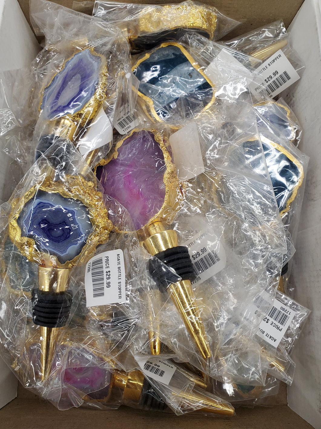 AGATE BOTTLE STOPPER