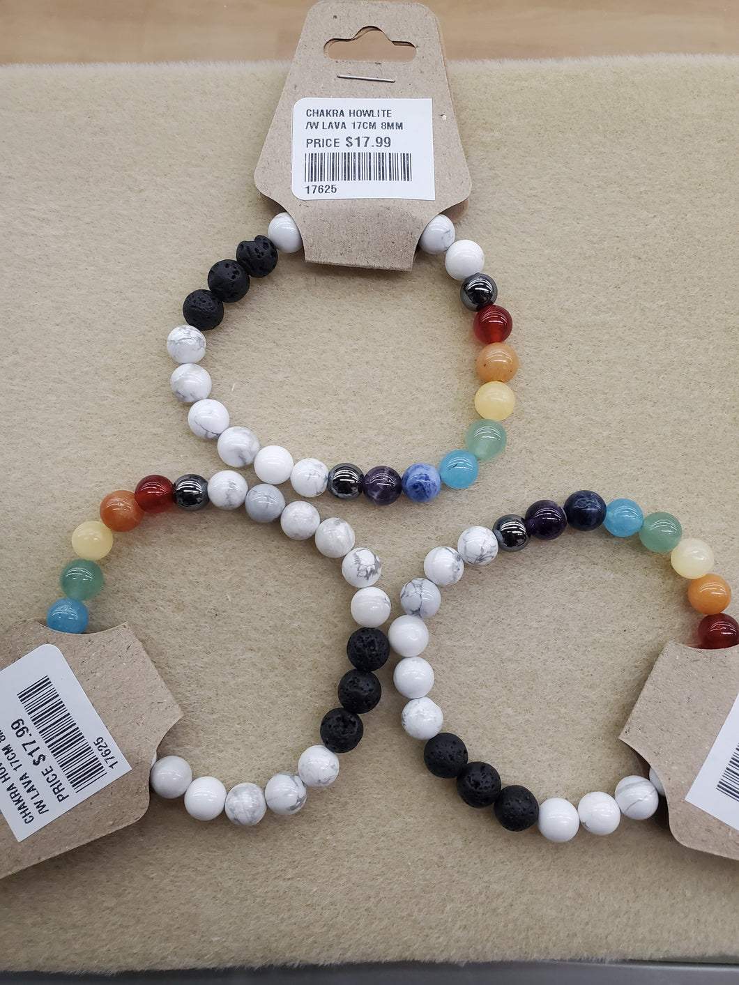 CHAKRA HOWLITE BRACELET